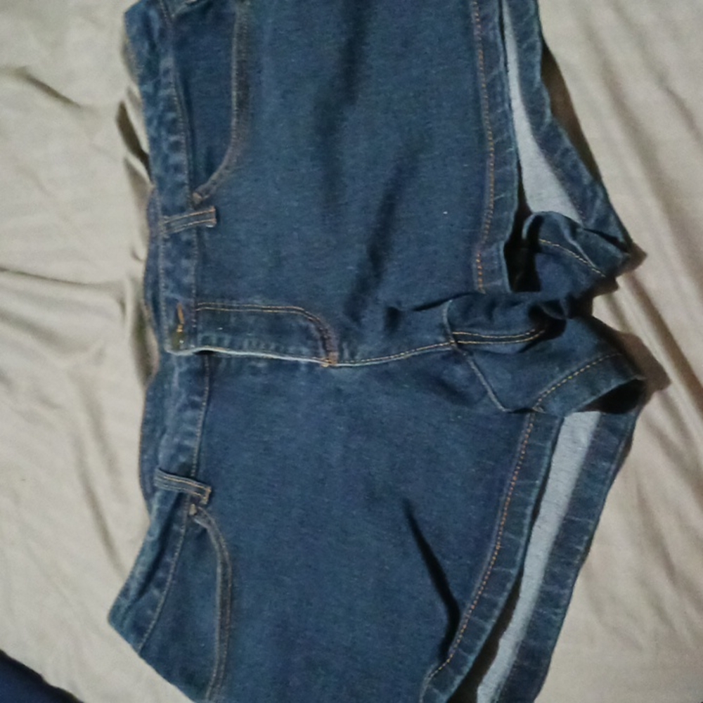 Jean shorts, faded glory, blue, 18